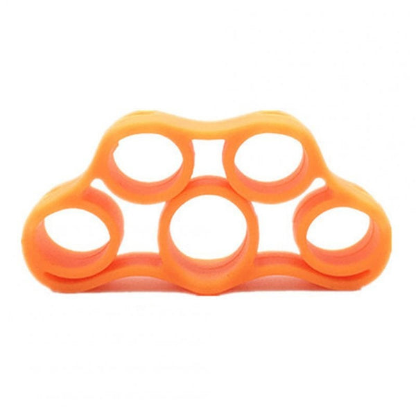 3Pcs Silicon Hand Grip Strengthener Finger Stretcher Trainer Exerciser Orange5kg11lb Hand Grippers