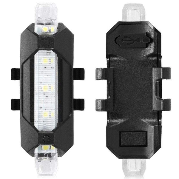 3Pcs Super Bright Usb Rechargeable Taillight Cycling Bicycle Rear Safety Warning Light Lamp