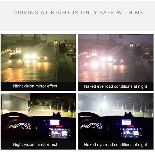 3Pcs Car Night Vision Driver Goggles Driving Glasses Anti Glare Uv Protection Safety Sunglasses Eyewear