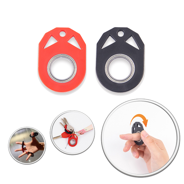 3Pcs Stress Relief Keychain Finger Fidget Spinner Fidget Blocks