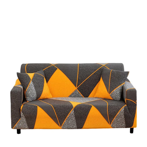 3 Seater Sofa Cover Marigold Style Elastic Stretchable Slipcover For Living Room Slipcovers
