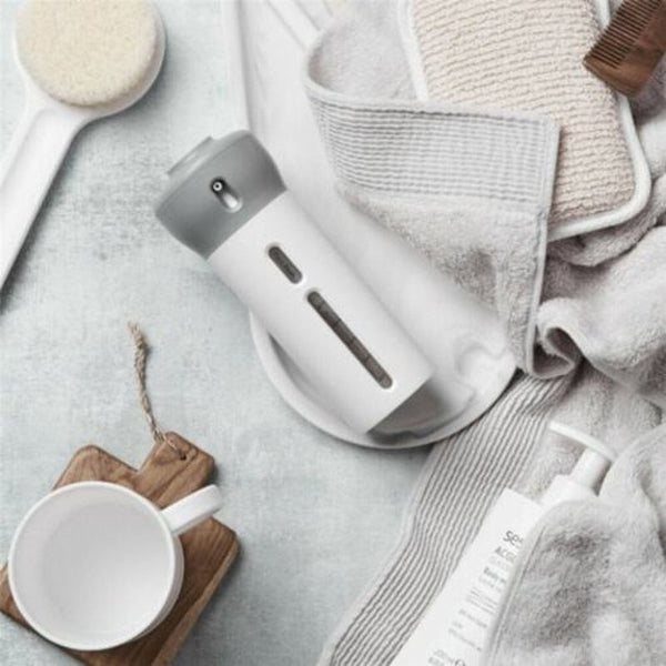 4 In 1 Lotion Shampoo Gel Travel Dispenser Emulsion Bottle Portable Gray Travel Bottles & Containers