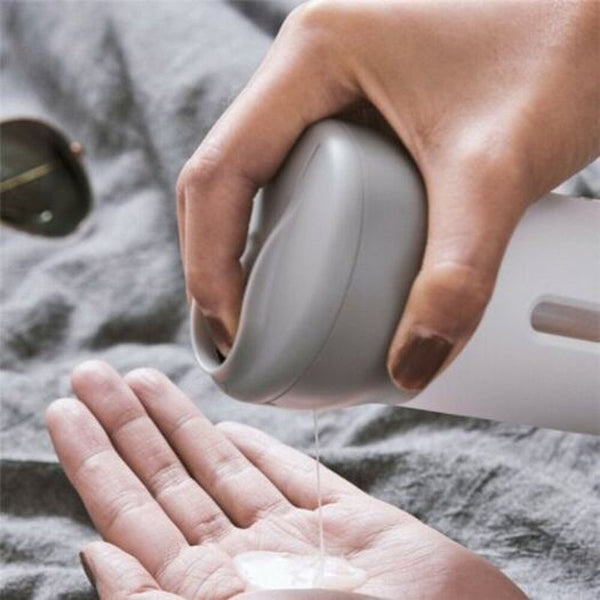 4 In 1 Lotion Shampoo Gel Travel Dispenser Emulsion Bottle Portable Gray