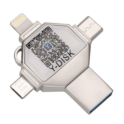 4 In 1 Usb Flash Drive For Iphone Pendrive 256Gb 3.0 Memory Stick External Storage Iosandroidtype Cwindows Device