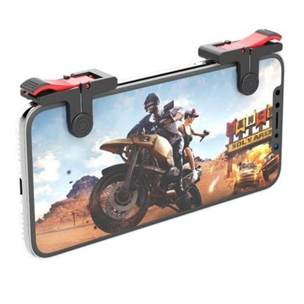 4 In 1 Phone Gaming Trigger Controller Joystick Fire Button Gamepad Kit For Pubg Black Controllers & Attachments