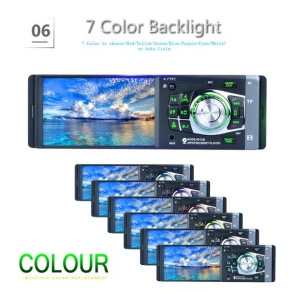 4 Inch 1 Din Mp5 Car Media Player Bluetooth Hands Free Function Aux Usb Tf Fm Car Audio In Dash Units