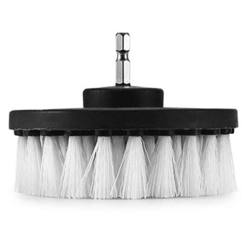 4 Inch Handheld Drill Cleaning Brush White Cleaning Brushes