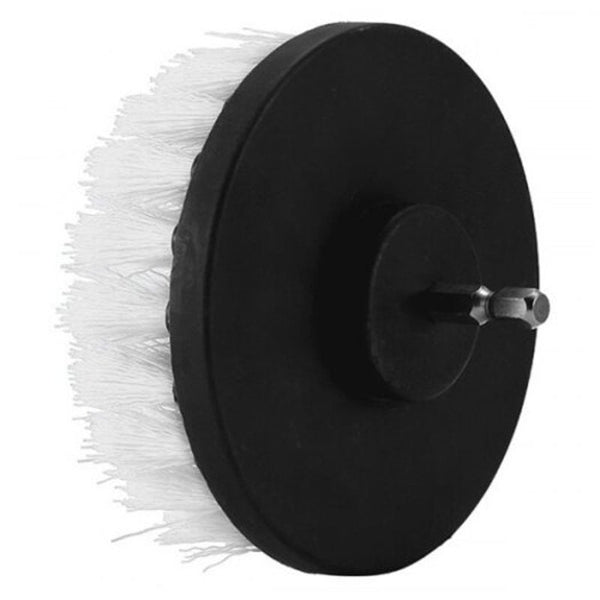 4 Inch Handheld Drill Cleaning Brush White Cleaning Brushes