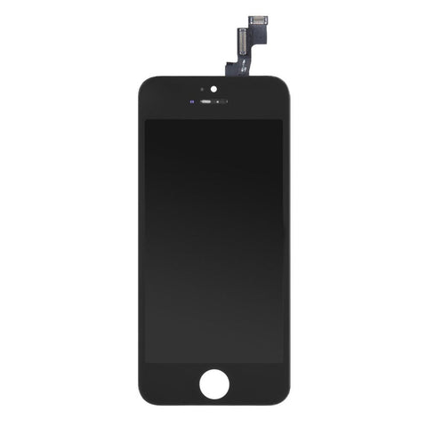 4 Inches Phone Parts Outer Lcd Capacitive Screen Multi Touch Digitizer Replacement Assembly Front Glass Ic With Screw Tools For Iphone 5S Black