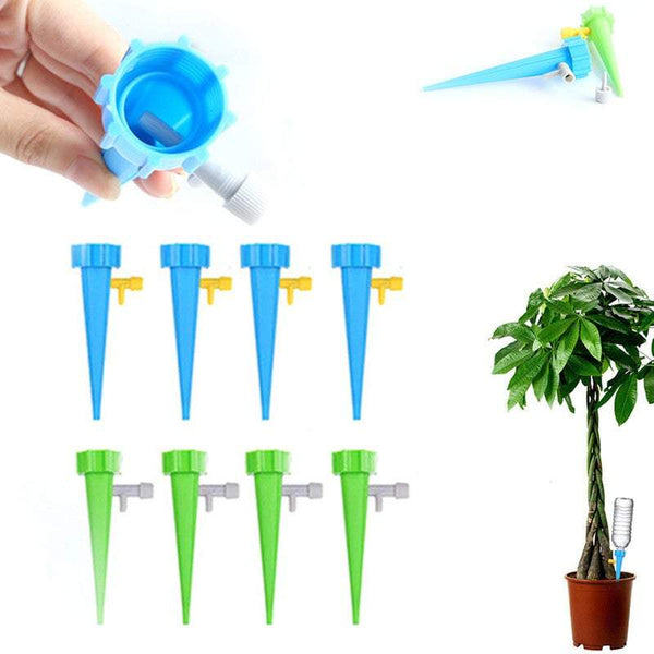 Water Features Fountains 4 Or 8 Pack Automatic Garden Cone Plant Watering Spike Drip Irrigation Self Watering Aids
