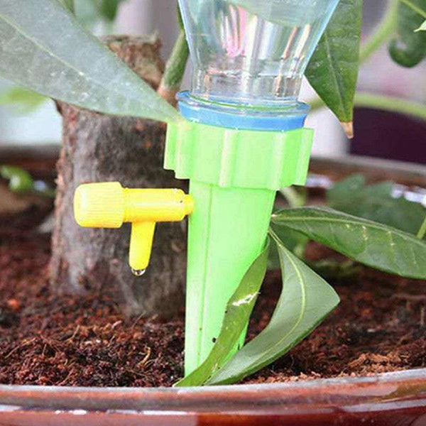 Water Features Fountains 4 Or 8 Pack Automatic Garden Cone Plant Watering Spike Drip Irrigation Self Watering Aids