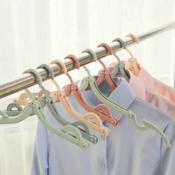 4 Pcs Folding Drying Rack For Travel Multi Clothes Hangers