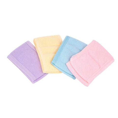 Massage 4 Pcs Soft Headband For Girls Makeup Face Washing Shower Turban Wrap Headwear Towel Fabric Salon Home Use Random Colour