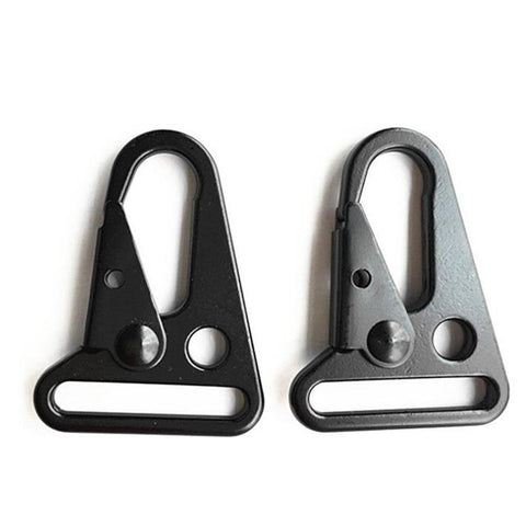 4 Pieces Enlarged Mouth Clip Sling Clasp Olecranon Hook For Keychain Snap Hooks Outdoor Bag Black Color Fits Women Or Men Use