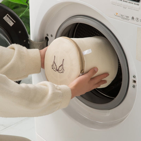 4 Pieces Laundray Wash Bags Beige Laundry Bags