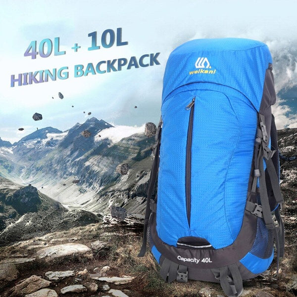 4010L Hiking Backpack Outdoor Waterproof Blue Rucksacks