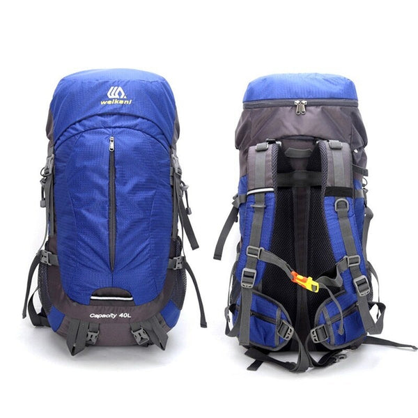 40L Lightweight Hiking Outdoor Waterproof Backpack Royal Blue Rucksacks