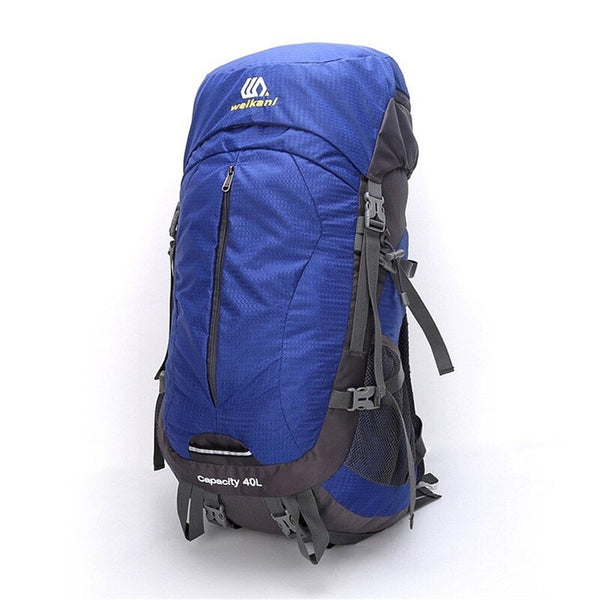 40L Lightweight Hiking Outdoor Waterproof Backpack Royal Blue Rucksacks