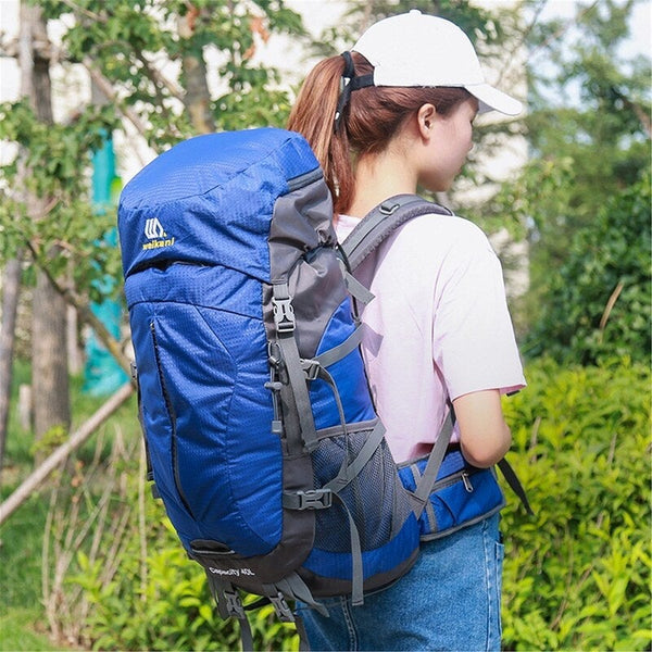 40L Lightweight Hiking Outdoor Waterproof Backpack Royal Blue Rucksacks