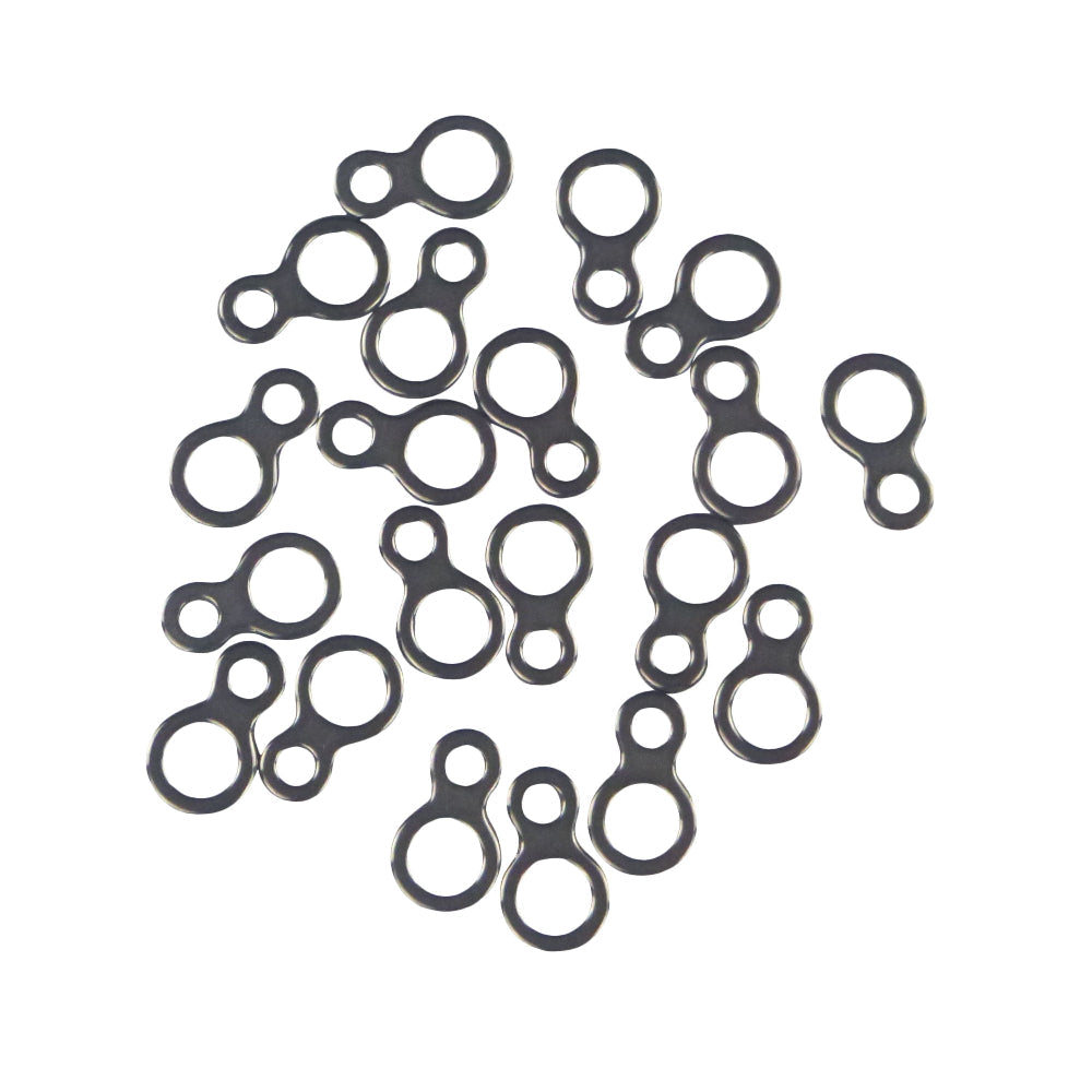 Swimerz 180Kg/400Lb Solid Double Rings 20 Pack Other Tackle & Accessories