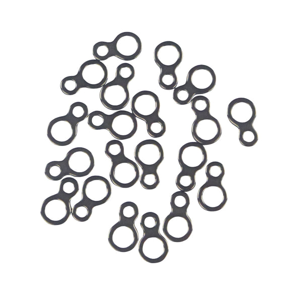 Swimerz 180Kg/400Lb Solid Double Rings 20 Pack Other Tackle & Accessories