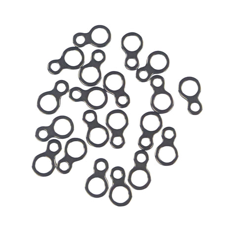 Swimerz 180Kg/400Lb Solid Double Rings 20 Pack Other Tackle & Accessories