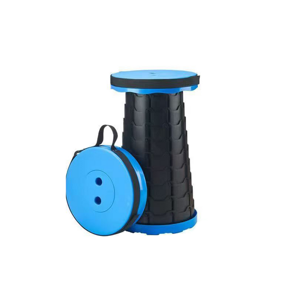 400Lbs Capacity Heavy Duty Folding Stool. Collapsible Telescoping Portable. Ideal For Camping & Fishing. Camping Chairs