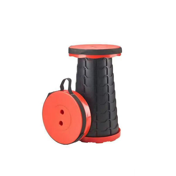 400Lbs Capacity Heavy Duty Folding Stool. Collapsible Telescoping Portable. Ideal For Camping & Fishing. Camping Chairs