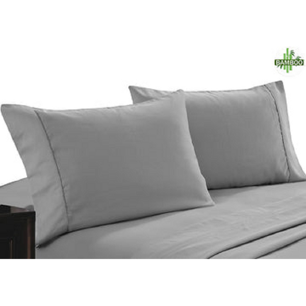 400 Thread Count Bamboo Cotton Twin Pack Pillowcase Pillow Cases