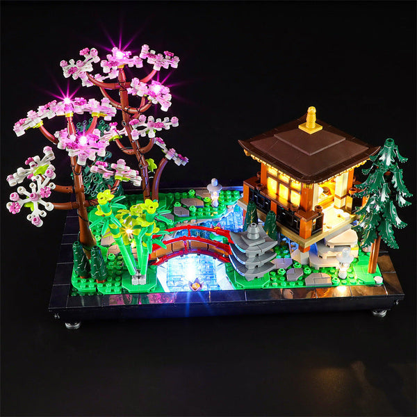 Yeabricks Is Compatible With Lego 10315 Peaceful Garden Building Blocks Led Lighting Creative Accessories And Assembled Building Toys Sets & Packs
