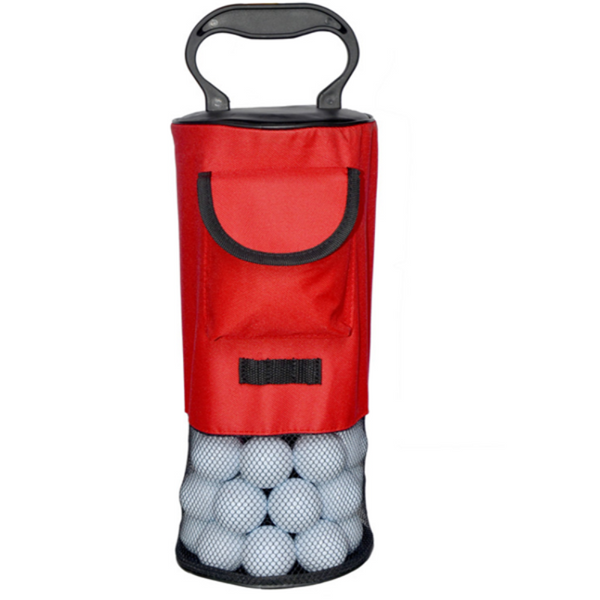 Detachable Portable Pick Up Retriever Zipper Storage Bag Ball Collector Sport Gear