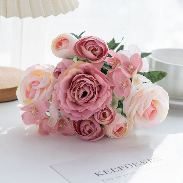 High Quality Silk Roses: For Home Bedroom Weddings (Wreaths Arch Decor) Outdoor Yards Diy Gifts. Artificial Plants