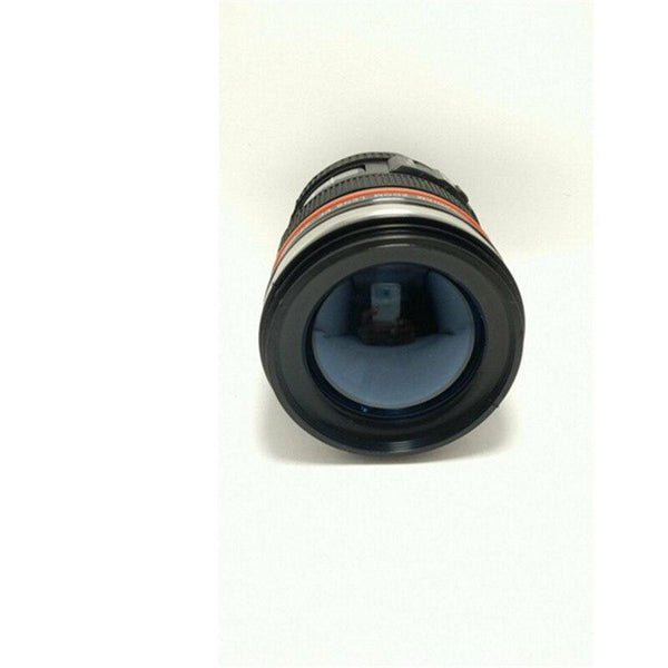 300Ml Stainless Steel Camera Lens Shape Self Stirring Mug Coffee Cup Novelty Gift Mugs