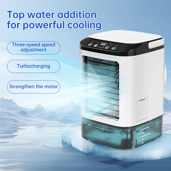 3 Speed Mini Air Cooler (900Ml Tank) Fan & Humidifier For Bedroom / Office Portable Air Conditioners
