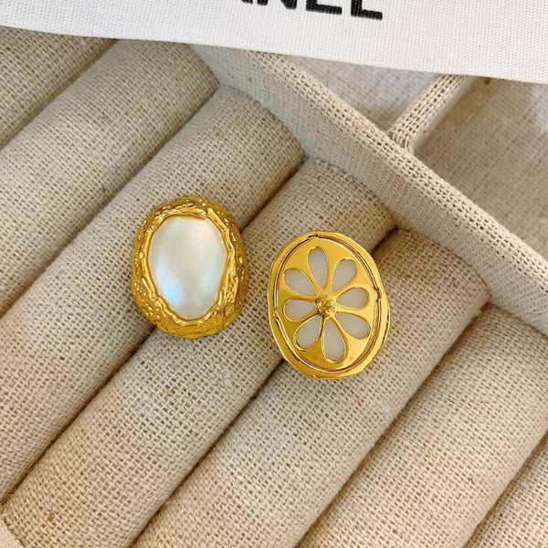 Veile Studios High End Elegant Copper With Literary Retro Design For Women Earrings