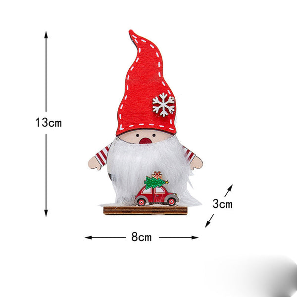 Christmas Diy Decoration Creative Santa Claus Display For And Desktop Seasonal Decorations