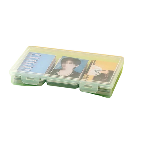 Storage Box 19X11.5X3cm Photocards Collection Organizer For Organisation Storage Boxes