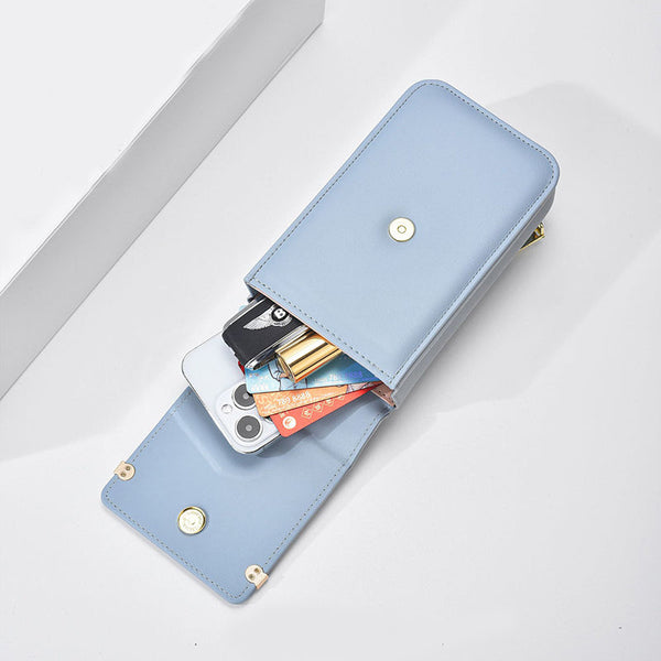 Flowers Embroidery Mobile Phone Bags For Women Ins Fashion Crossbody Shoulder Cases Covers & Skins