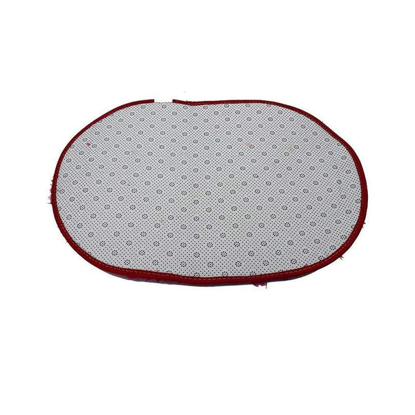 Door Mats 40X60cm Fleece Oval Floor Soft Anti Slip Foot Door Mats & Floor Mats