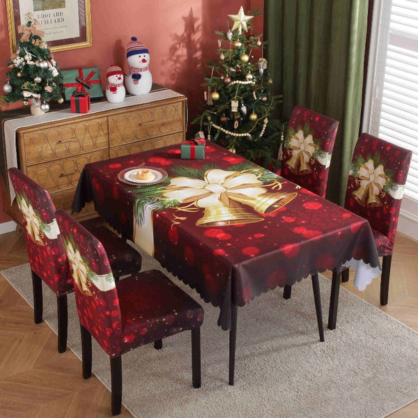 Christmas Tablecloths Chair Covers Party Decorations Seasonal Decorations