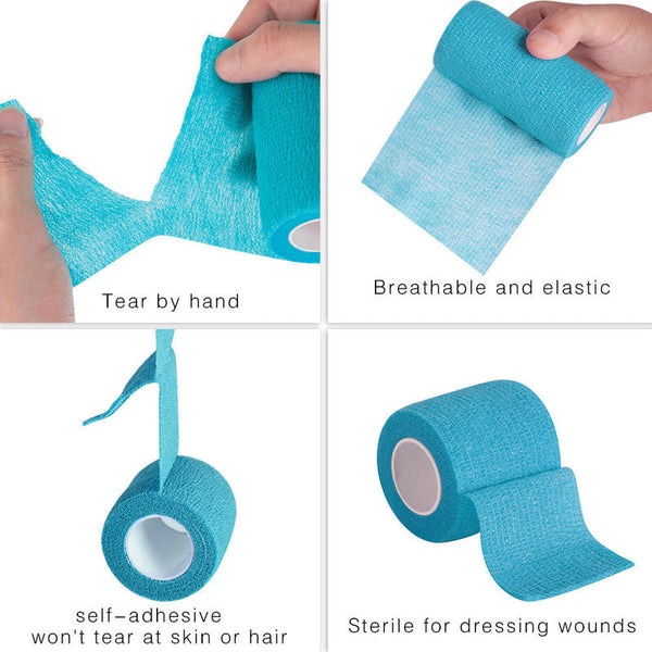 Self Adhesive Elastic Bandage Wrap Colourful Tape
