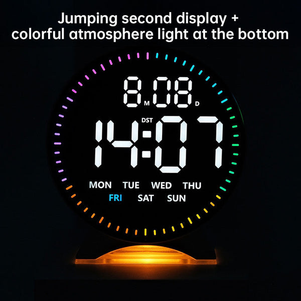Led Alarm Clock With Custom Jump Second Display Ambient Light Auto Dimming Usb Desk Clock. Alarm Clocks & Clock Radios