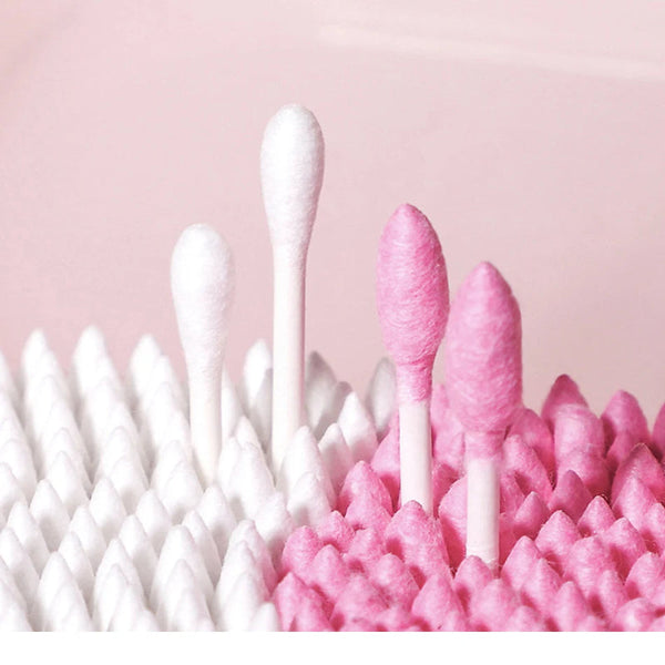 100/200/300Pcs Disposable Double Head Wood Cotton Swab Lipstick Ear Cleaning Buds Makeup Sticks Swabs Tools Sponges Applicators & Cotton