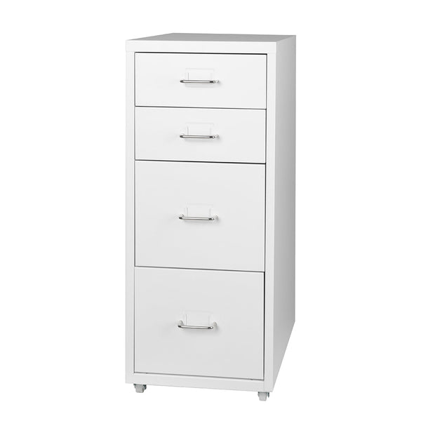 Levede 4 Drawer Office Drawers Cabinet White Cabinets & Cupboards