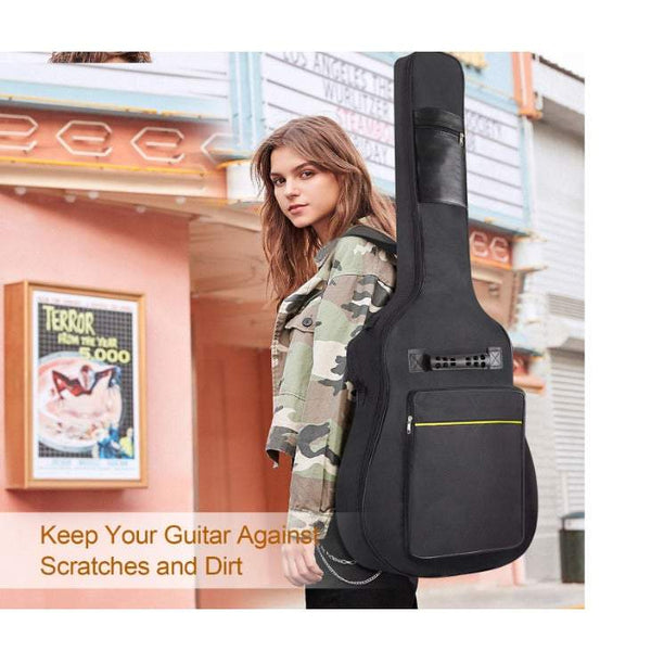 Musical 41Inch Guitar Bag Waterproof 0.3Inch Padded Gig Case Guitar Accessories
