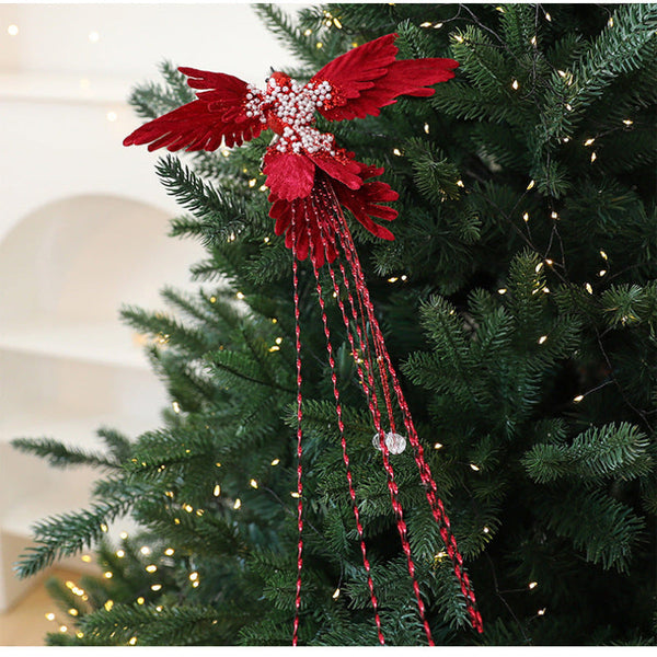 Faux Hummingbird Christmas Tree Decoration Holiday Decorative Bird Ornament For Scene Arrangement Seasonal Decorations