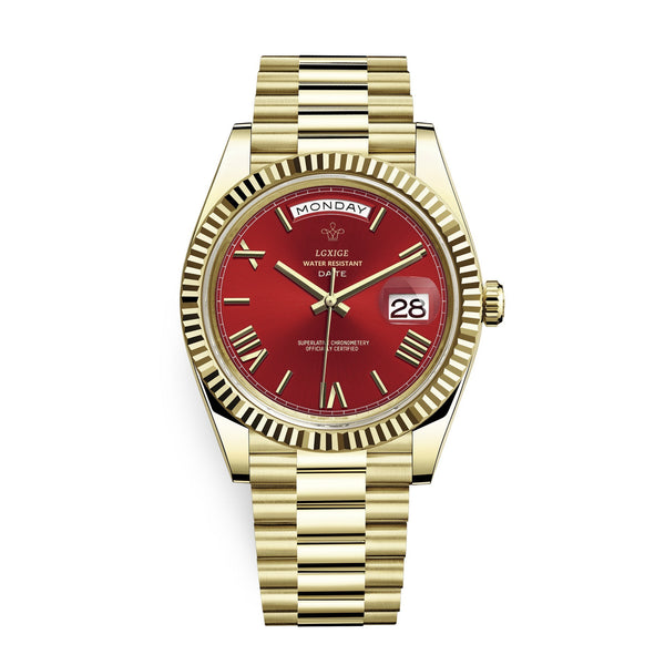 Fashion Style Brand Classic Sunday Calendar Watch Men's Quartz Waterproof Wristwatch Watches