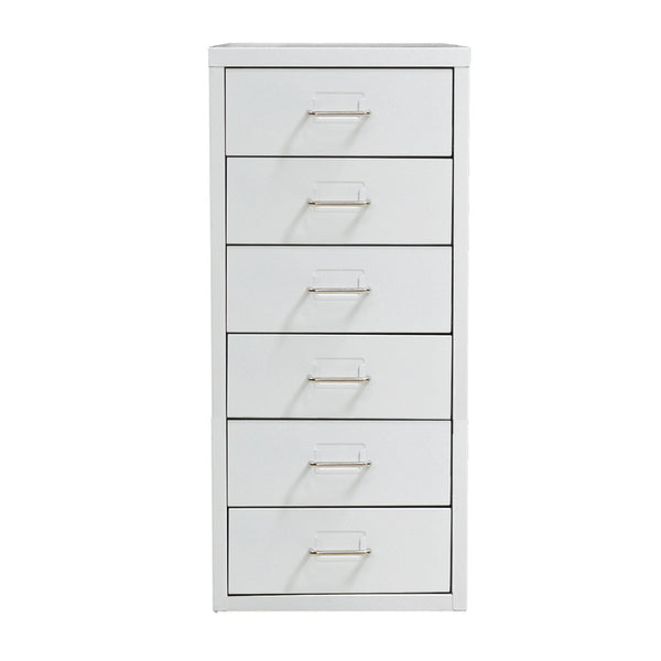Levede 6 Drawer Office Cabinet White Storage Organizer For Workspace Home Cabinets & Cupboards
