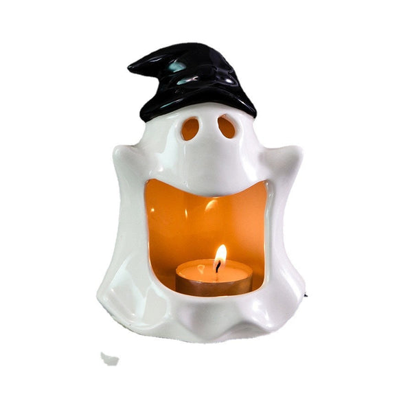 Special Halloween Ghost Festival Ceramic Craft Ornaments Size Chart Packing List Seasonal Decorations
