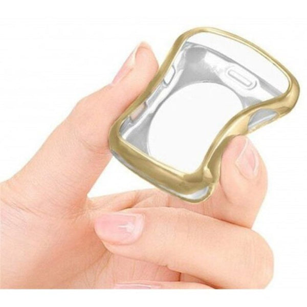 42Mm Soft Flexible Lightweight Tpu Plated Protector Case For Apple Watch Champagne Gold Smart Watch Cases